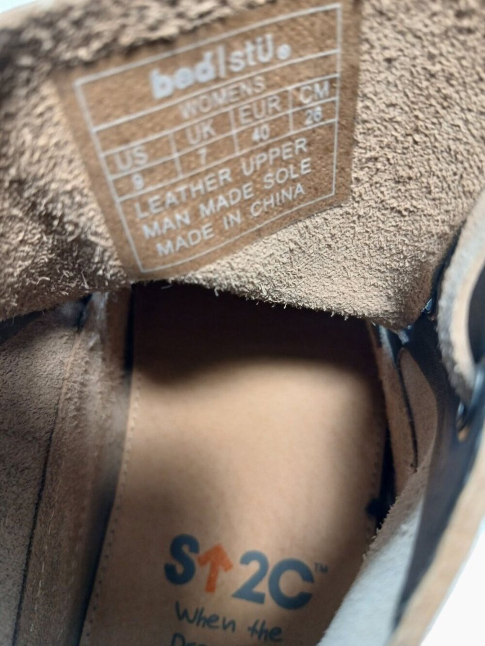 Bed Stu Womens Stand Up Distressed Leather Chukka Boots Size 9 Brown Moccasin St - Picture 8 of 14